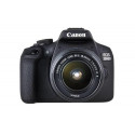 Canon EOS 2000D + EF-S 18-55mm f/3.5-5.6 IS II + EF 75-300mm f/4-5.6 III SLR Camera Kit 24.1 MP CMOS
