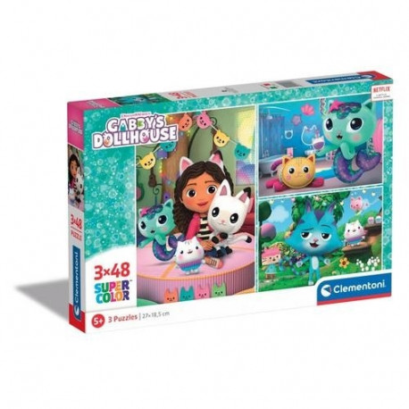 Clementoni Gabby’s Dollhouse Contour puzzle 48 pc(s) Cartoons - Pusled ...