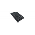 KeySonic ACK-118BK numeric keypad Universal USB Black