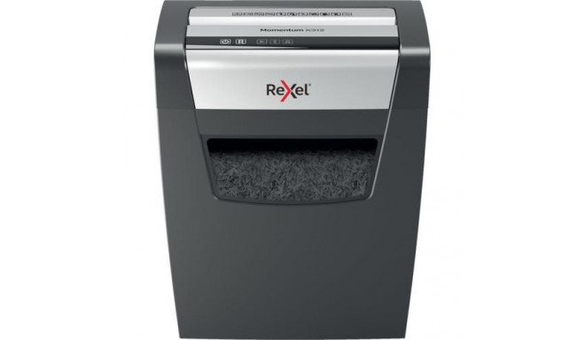Rexel Momentum X312 paper shredder Particle-cut shredding Black, Grey