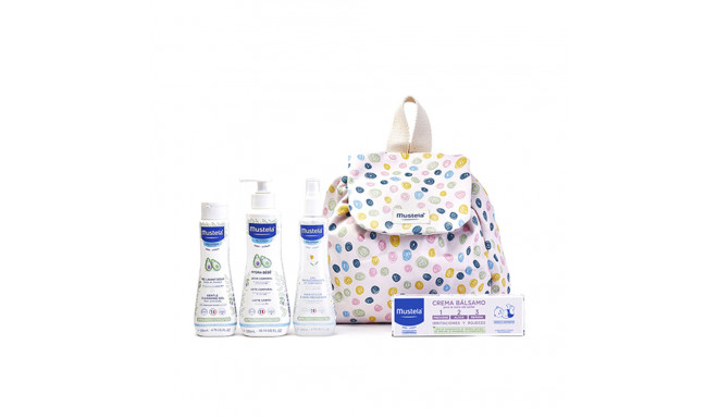 MUSTELA BEBÉ-NIÑO MOCHILA LUNARES ESTUCHE 5 pz