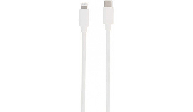 Vivanco кабель Lightning - USB-C 15 см, белый (62757) (поврежденная упаковка)