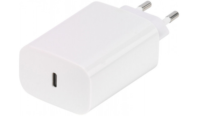 Vivanco charger USB-C PD3 30W, white (62304) (opened package)