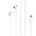 XO wired earphones EP74 USB-C white