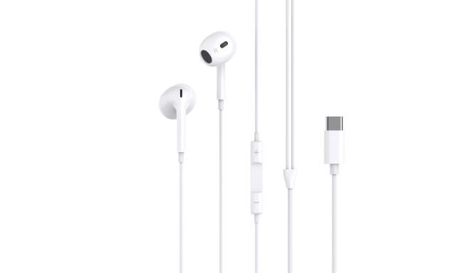 XO wired earphones EP74 USB-C white