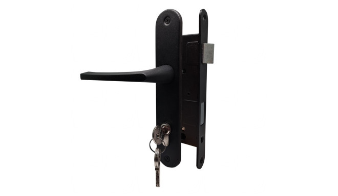 MORT LOCK 72MM+HANDLE OGLE BLACK