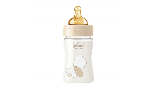 CHICCO Original Touch Pudele 150 ml, stikls, latekss