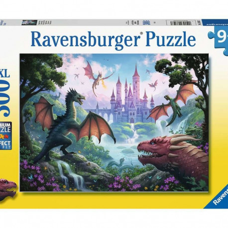 Pusle Ravensburger 13356 The Dragon's Wrath XXL 300 Tükid, osad