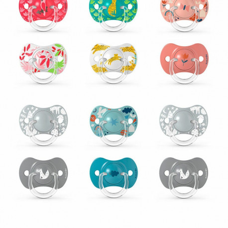 Pacifier Suavinex Prints M Multicolour (2 Units)