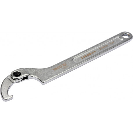 YT. HOOK WRENCH, SLOT NOSE. 35-50mm