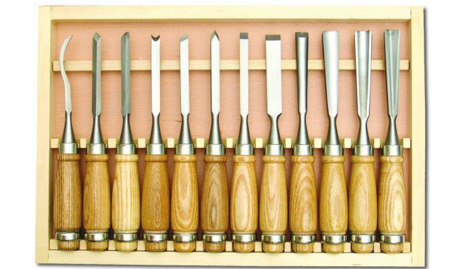 PROMA TURNING AND CARPENTRY CHISELS 12 pcs.