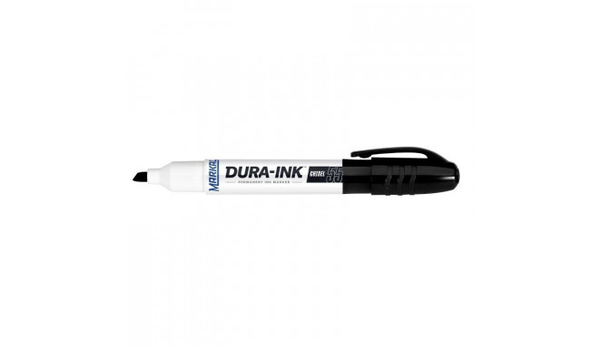 Blackmarkor Ink Chisel 55 permanent marker – black ink, chisel tip, medium flow, Dura-INK®55 technol