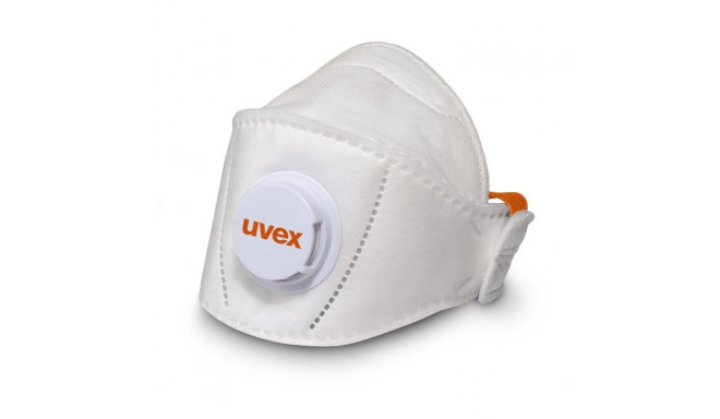 Respiraator Uvex silv-Air Premium 5210+ FFP2, volditav klapiga, suurema suurusega