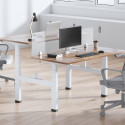Ergo Office ER-404W Electric Double Height Adjustable Standing/Sitting Desk Frame without Desk Tops 