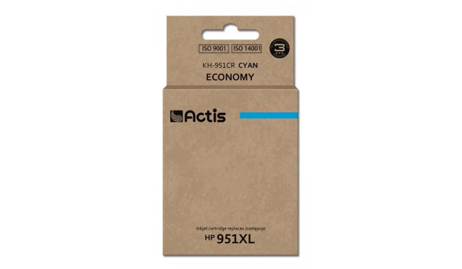 Actis KH-951CR tindikassett (asendus HP 951XL CN046AE; standard; 25 ml; tsüaan)