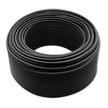 Qoltec 53851 fotogalvaaniline päikesekaabel 4mm² 100m must