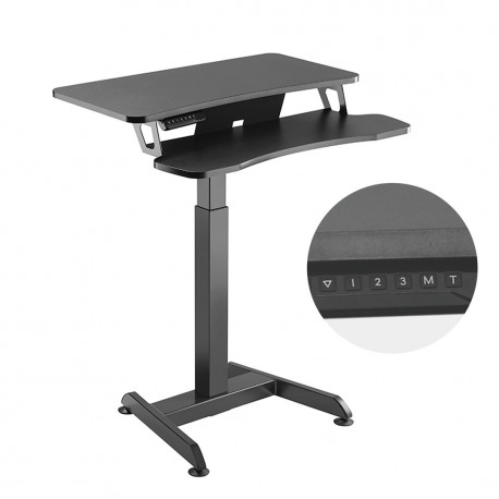 Maclean MC-835 Kaasaskantav Elektriliselt Reguleeritava Kõrgusega Kirjutuslaud 72-122cm max. 37 kg J