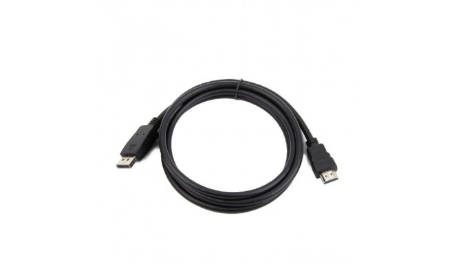Gembird CC-DP-HDMI-10M DisplayPort to HDMI cable (not bi-directional), 10m, black