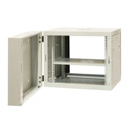 EMITERNET rippkapp EM/AH6509, poolitatav, 19" 9U, plekk-/klaasuksed, 600×550×500mm