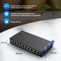 Extralink EX.3906 network switch Unmanaged L2 Fast Ethernet (10/100) Power over Ethernet (PoE) 1U Bl