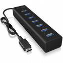 HUB 7Port ICY BOX USB-C SuperSpeed Black