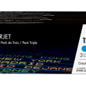 TON HP Toner 125A CF373AM Multipack (Cyan/Magenta/Gelb)