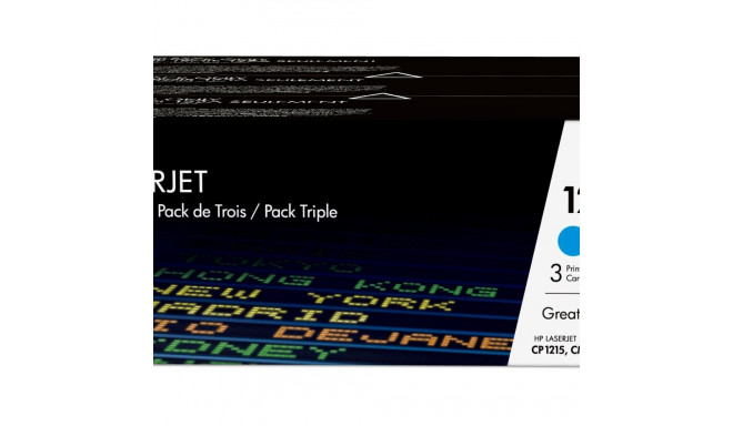 "HP Toner 125A CF373AM Multipack (Cyan/Magenta/Gelb)"