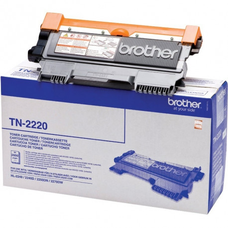 Brother tooner TN-2220 kuni 2600 lehte ISO 19752, must
