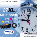 TIN Epson Tinte 27XL C13T27154012 3er Multipack (CMY) bis zu 1.100 Seiten