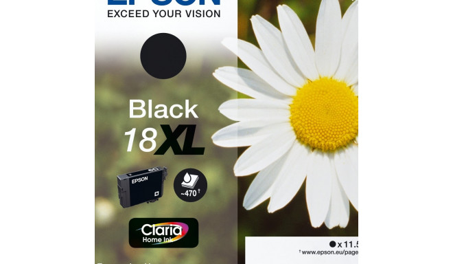 "Epson Tinte 18 black XL T1811"