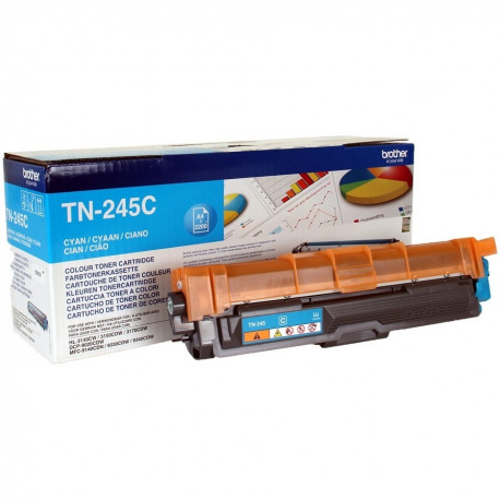 "Brother Toner TN-245C Cyan bis zu 2.200 Seiten nach ISO/IEC 19798"