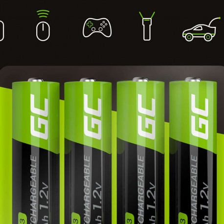 "Green Cell Akku 4xAAA HR03 950mAh"
