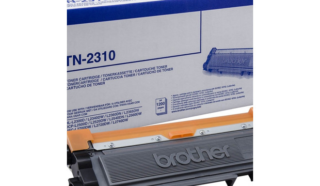 "Brother Toner TN-2310 Schwarz bis zu 1.200 Seiten nach ISO/IEC 19752"