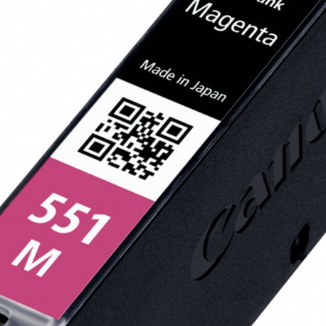 "Canon Tinte CLI-551M 6510B001 Magenta bis zu 298 Seiten gemäß ISO/IEC 29102"