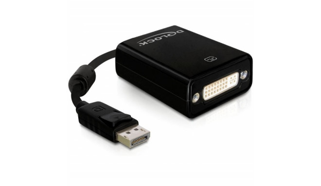"DELOCK Adapter DP-St > DVI24+5-Bu 22.5cm black"