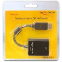"DeLock DisplayPort 1.1 > DVI 24+5 (ST-BU) Adapter Schwarz"