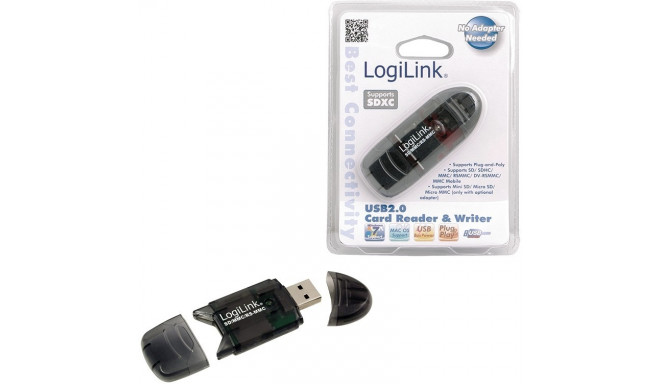 LogiLink CR0007 USB 2.0 SD/MicroSD/MMC/RS-MMC kaardilugeja