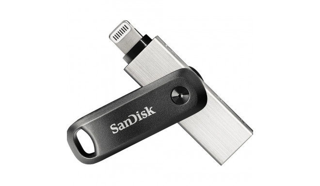 "STICK 64GB USB 3.1 SanDisk iXpand Go Apple Lightning black/silver"