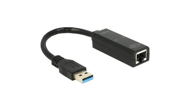 "DeLock USB 3.0 > Gigabit LAN (ST-BU) Adapter Schwarz"