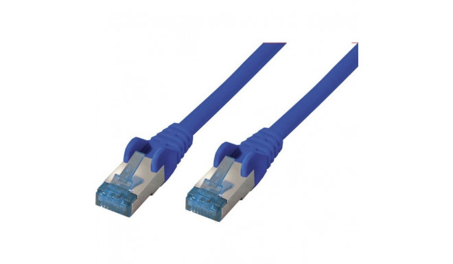 "Patchkabel CAT6a RJ45 S/FTP PiMF 0,5m Blau"