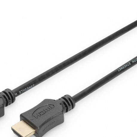 "DIGITUS HDMI High Speed mit Ethernet Anschlusskabel, 5m, sw"