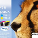 TIN Epson Tinte T0715 C13T07154012 4er Multipack (BKMCY)