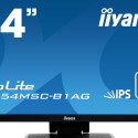 24"/60,5cm (1920x1080) iiyama ProLite T2454MSC-B1AG 16:9 5ms Touchscreen VGA USB HDMI VESA Speaker F