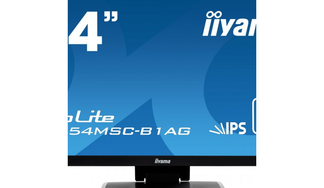 "24""/60,5cm (1920x1080) iiyama ProLite T2454MSC-B1AG 16:9 5ms Touchscreen VGA USB HDMI VESA Speaker