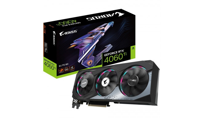 "RTX 4060 Ti 8GB Gigabyte Aorus Elite GDDR6 3Fan"