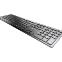 Cherry KW 9100 SLIM - Tastatur wireless silver QWERTZ DE