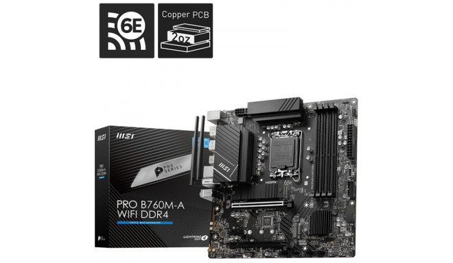 "1700 MSI PRO B760M-A WIFI DDR4"