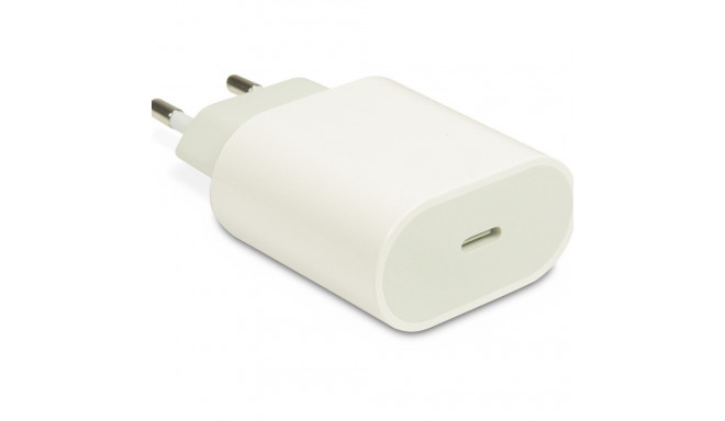 "Charger USB-C 20W Quick Charge White INTER-TECH PD-1020"