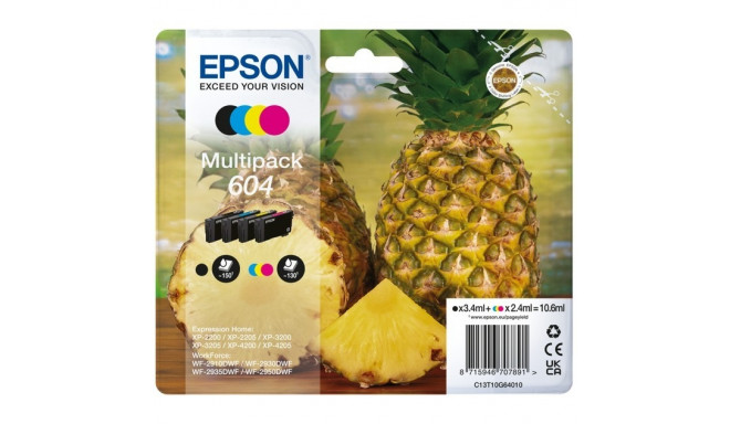 "Epson Tinte 604 C13T10G64010 4er Multipack (BKCMY)"