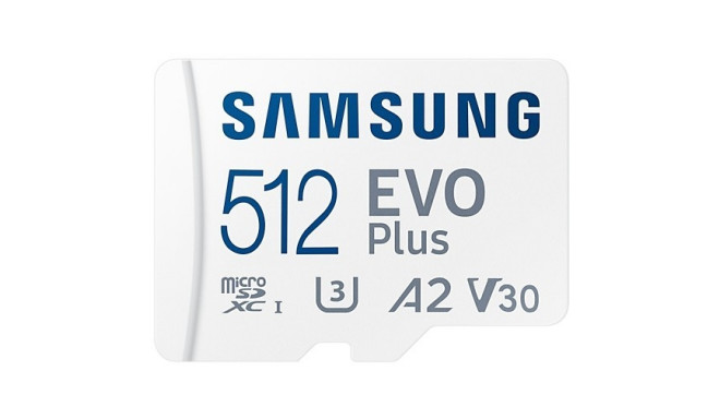 Samsung memory card microSDXC 512GB EVO Plus 130MB/s + adapter